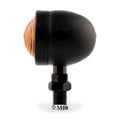 4x Black Motorcycle Amber Bullet Indicators Suitable for Universal Motorcycles-0