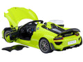 Porsche 918 Spyder "Weissach Package" Acid Green 1/18 Model Car by Autoart-0