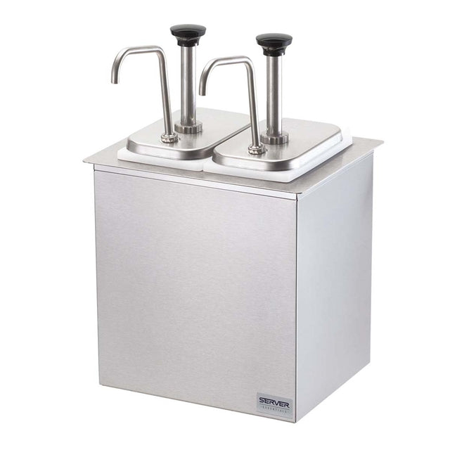 Drop-In, Cold Condiment Bar | (2) Pumps & Fountain Jars-0