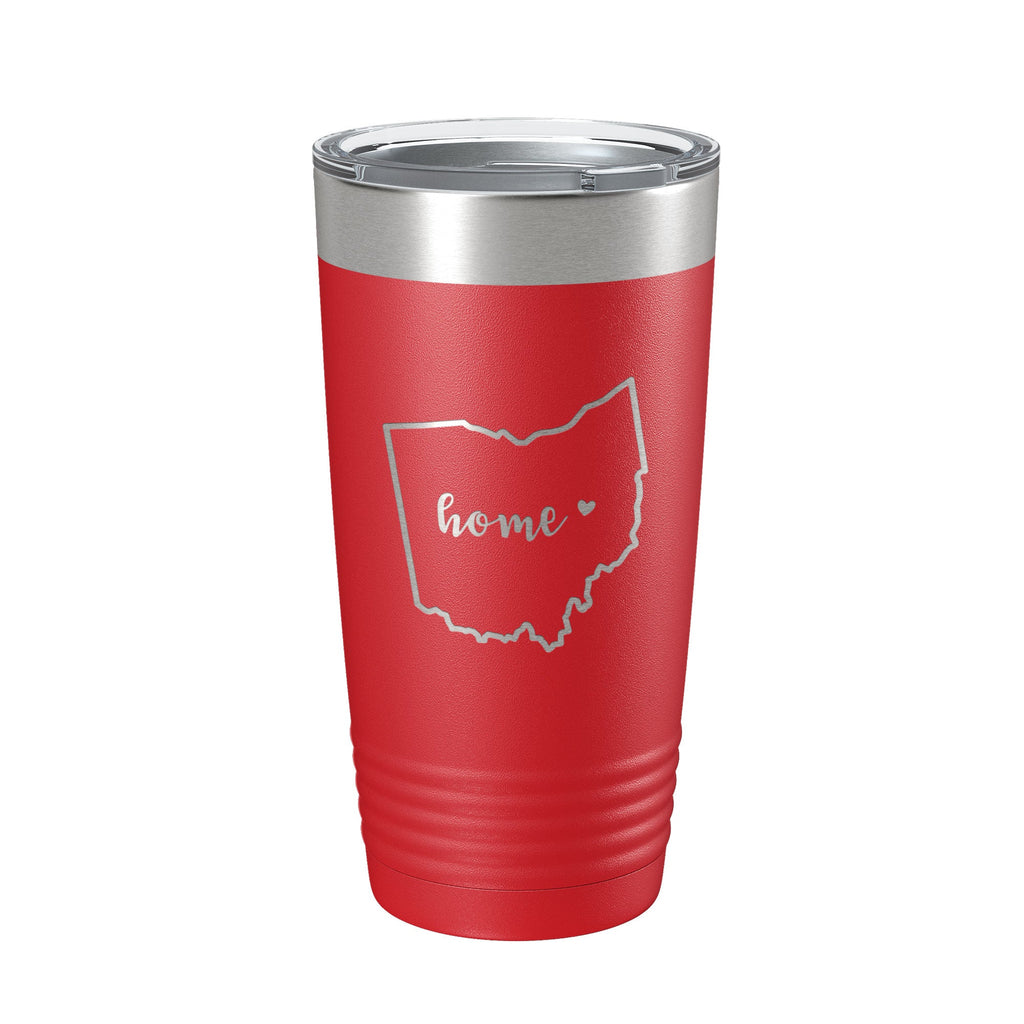 Ohio Tumbler Home State Travel Mug Insulated Laser Engraved Map Coffee Cup 20 oz-10