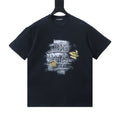 Svart Dolce & Gabbana T-shirt med illustrerat tryck framifrån