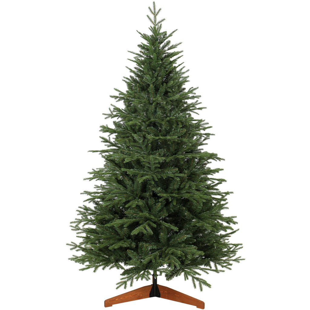 Sapin de Noël Artificiel 180 cm, Arbre de Noël, 2081 Branches Articulées en PE et PVC Ignifuge, Support en Bois Robuste
