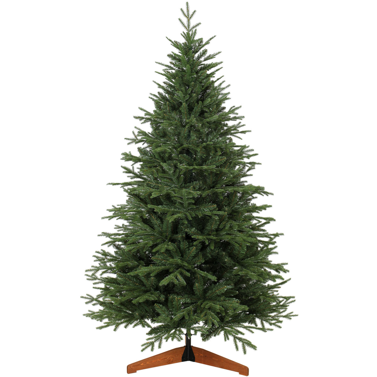 Sapin de Noël Artificiel 180 cm, Arbre de Noël, 2081 Branches Articulées en PE et PVC Ignifuge, Support en Bois Robuste