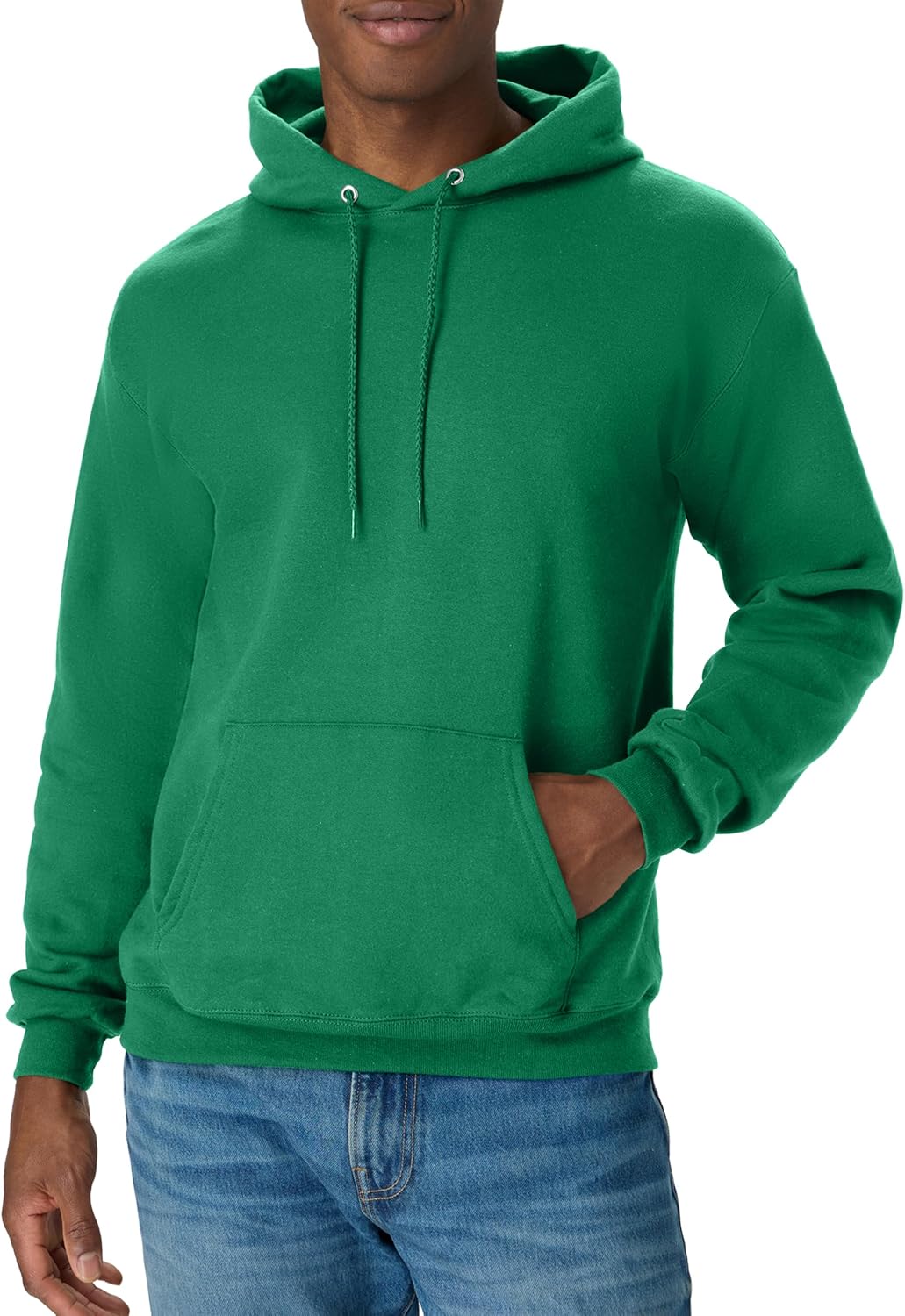 Мъжки суитшърт с качулка Hanes – EcoSmart Fleece Hooded Sweatshirt за мъже и жени – Средно тежък полар – Предлага се в големи размери