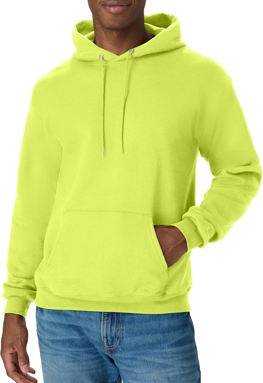 Мъжки суитшърт с качулка Hanes – EcoSmart Fleece Hooded Sweatshirt за мъже и жени – Средно тежък полар – Предлага се в големи размери
