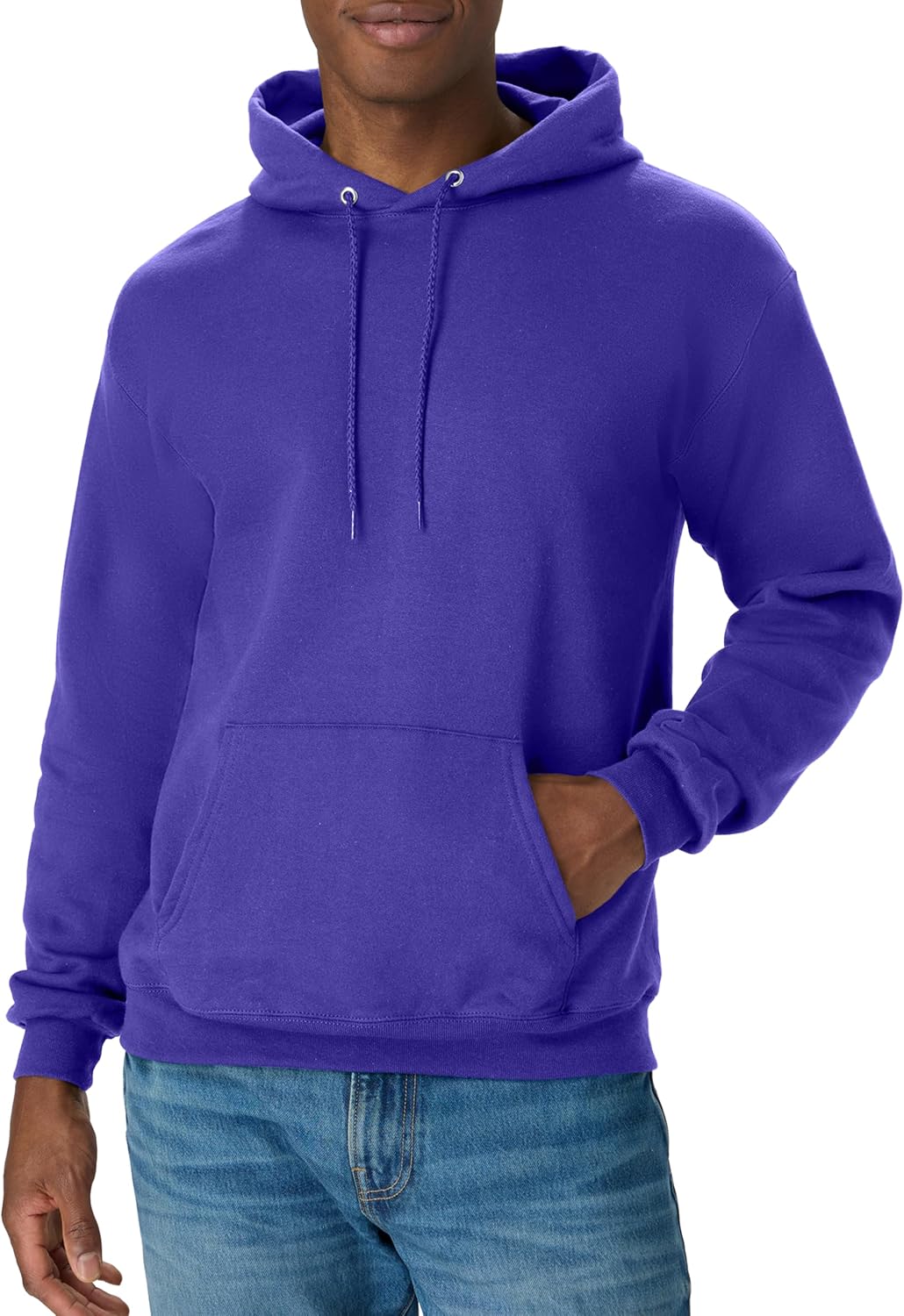 Мъжки суитшърт с качулка Hanes – EcoSmart Fleece Hooded Sweatshirt за мъже и жени – Средно тежък полар – Предлага се в големи размери