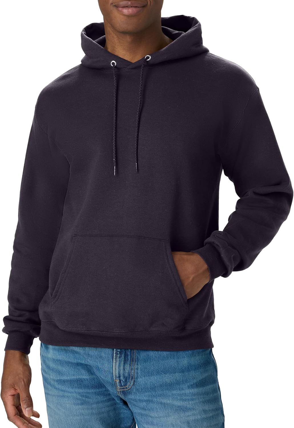 Мъжки суитшърт с качулка Hanes – EcoSmart Fleece Hooded Sweatshirt за мъже и жени – Средно тежък полар – Предлага се в големи размери