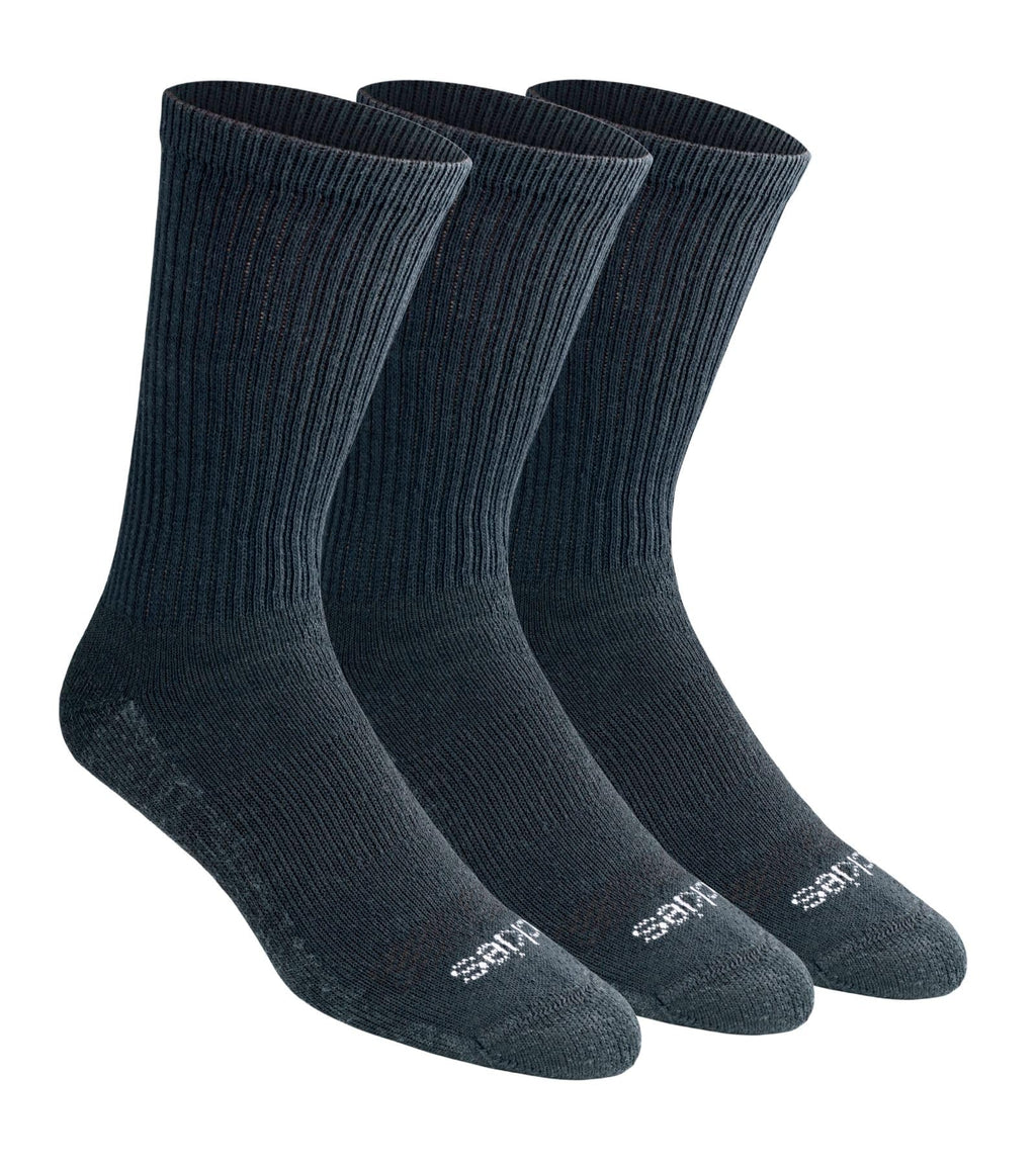 Dickies Men's Dri-tech Original Moisture Control Crew Socks, Available in M-xxl (6, 12, 18 Pairs)