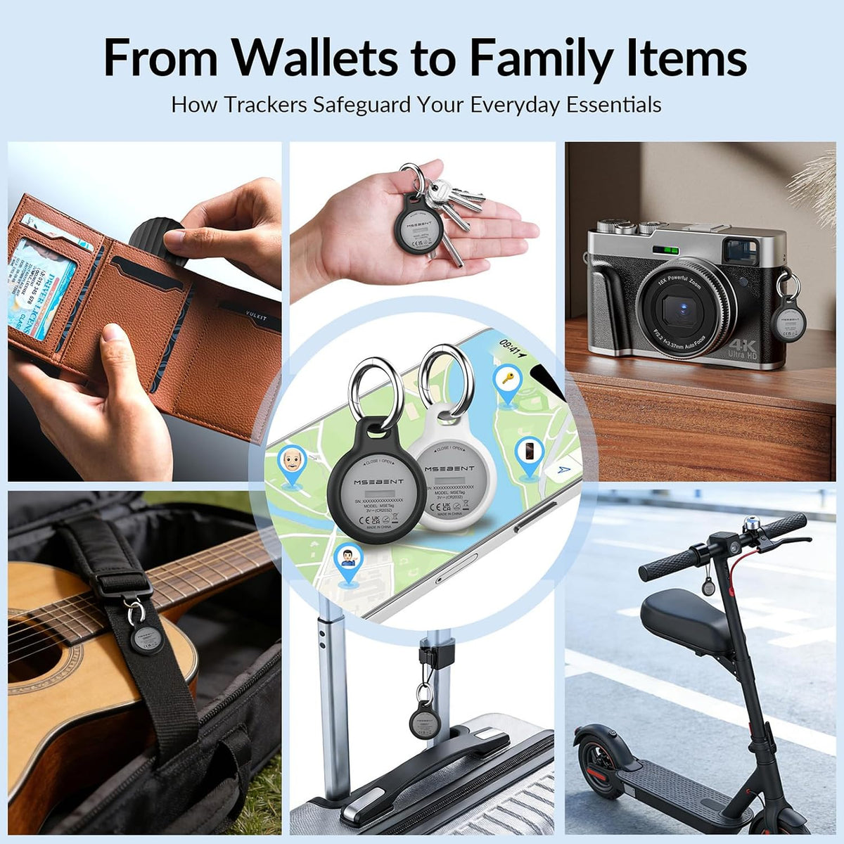 Air Tags-2 Pack, Apple Find My Item Finders for Luggage (iOS Only)