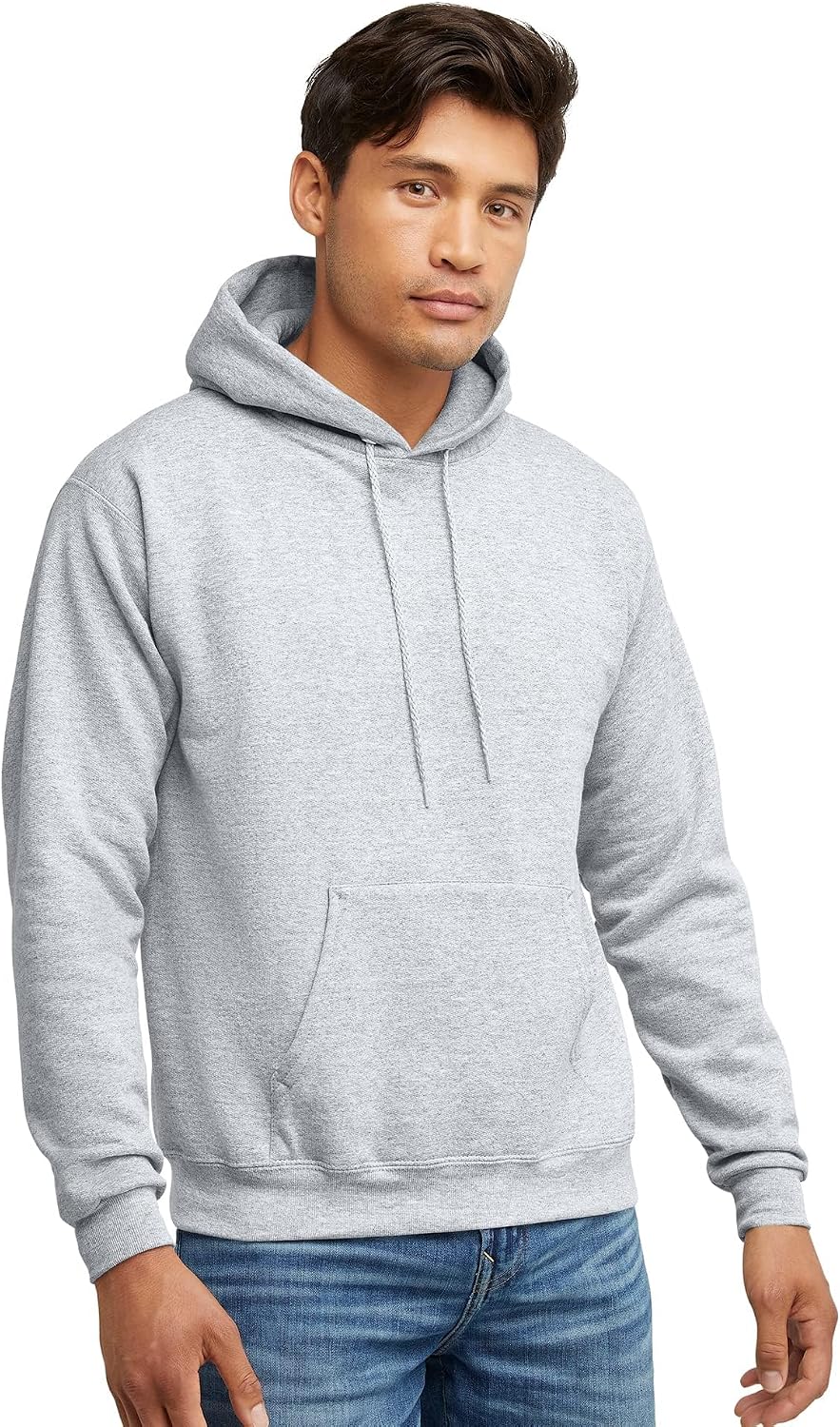 Мъжки суитшърт с качулка Hanes – EcoSmart Fleece Hooded Sweatshirt за мъже и жени – Средно тежък полар – Предлага се в големи размери