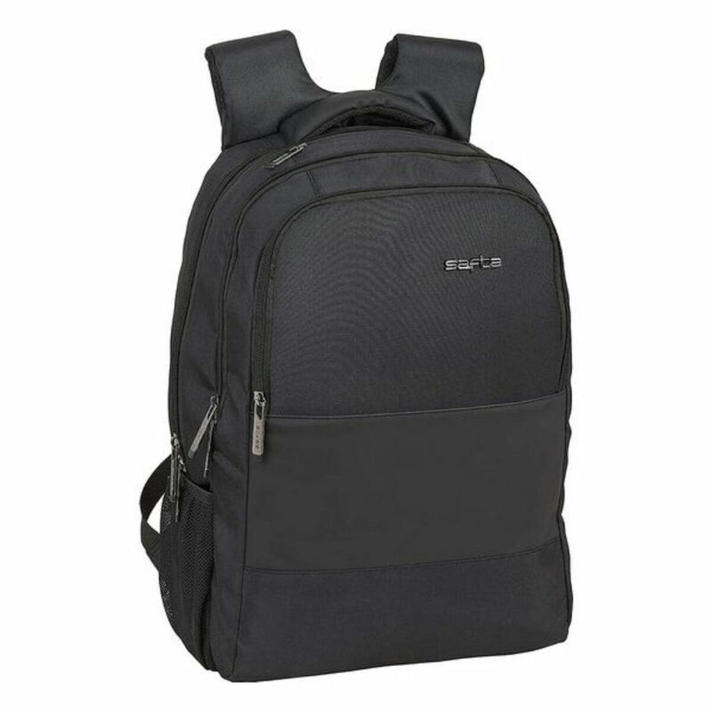Rucksack for Laptop and Tablet with USB Output Safta 15,6'' Black 30 x 43 x 16 cm-0