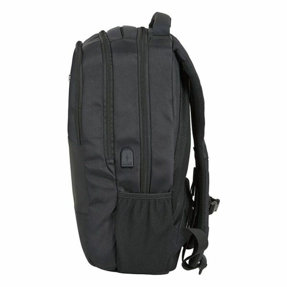 Rucksack for Laptop and Tablet with USB Output Safta 15,6'' Black 30 x 43 x 16 cm-4