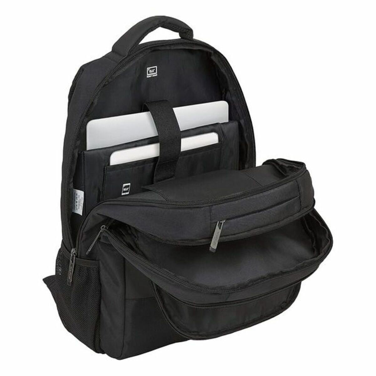 Rucksack for Laptop and Tablet with USB Output Safta 15,6'' Black 30 x 43 x 16 cm-8