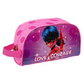 School Toilet Bag Lady Bug Fuchsia 26 x 16 x 9 cm-0