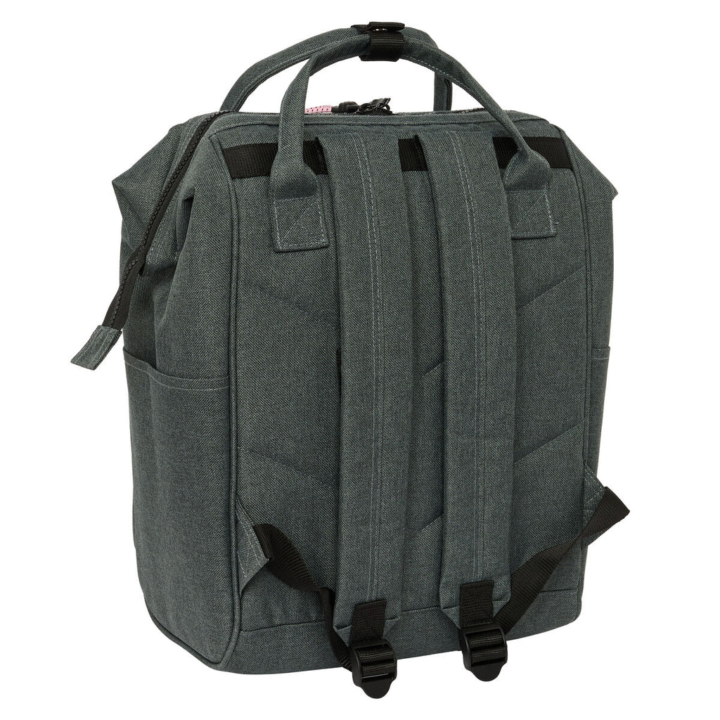 Laptop Backpack Kappa Silver Pink Grey 27 x 40 x 19 cm-3