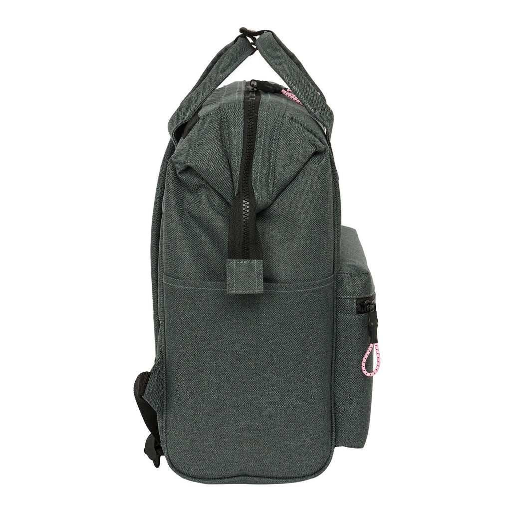 Laptop Backpack Kappa Silver Pink Grey 27 x 40 x 19 cm-2