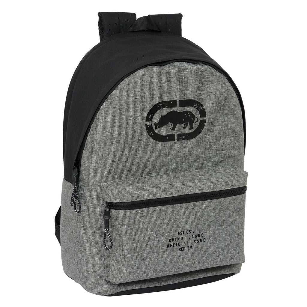 Laptop Backpack Eckō Unltd. Rhino Black Grey-0