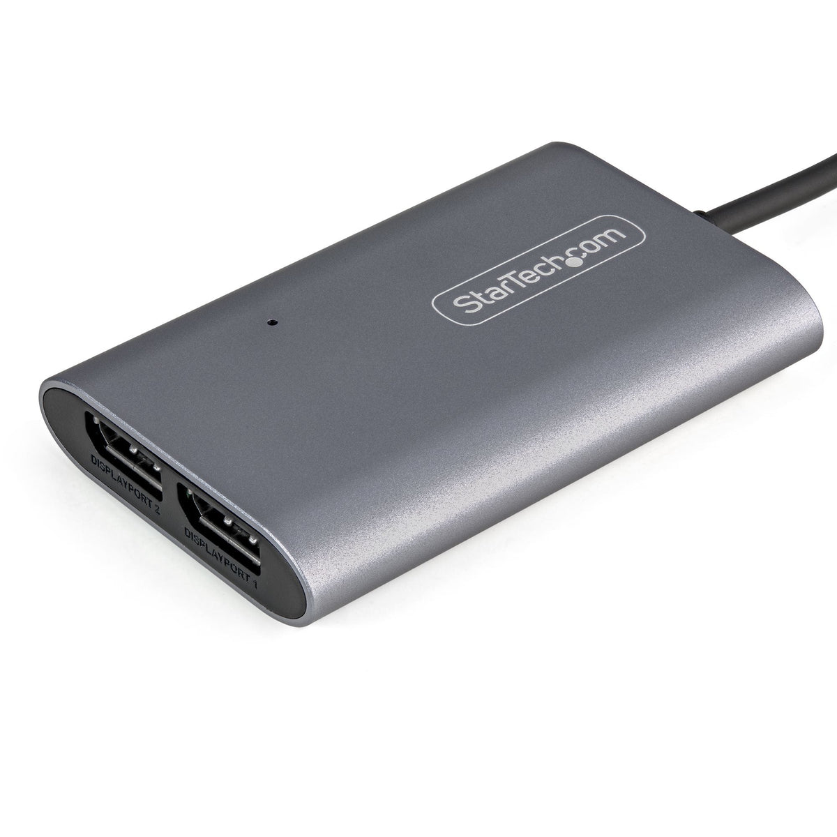 Star Tech Thunderbolt to Dual DisplayPort Adapter DP 1.4, Dual 4K 60Hz or Single 8K/5K Thunderbolt to DP Converter, 2x DisplayPort Monitor Video Display Adapter - Mac & Windows-1