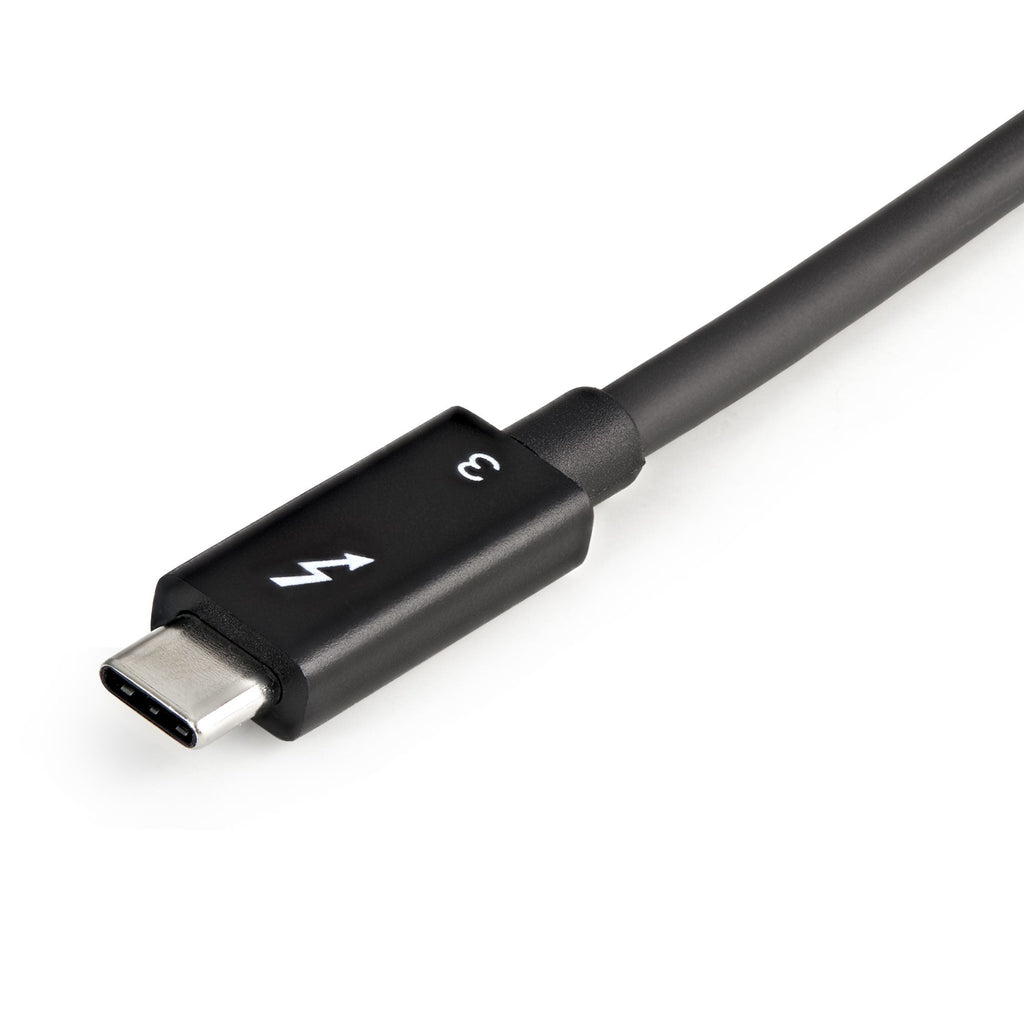 Star Tech Thunderbolt to Dual DisplayPort Adapter DP 1.4, Dual 4K 60Hz or Single 8K/5K Thunderbolt to DP Converter, 2x DisplayPort Monitor Video Display Adapter - Mac & Windows-3