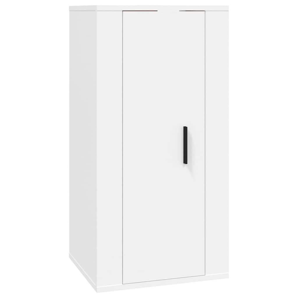 NNEVL Wall Mounted TV Cabinet White 40x34.5x80 cm-1