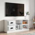 NNEVL TV Cabinet High Gloss White 102x35.5x47.5 cm Engineered Wood-0