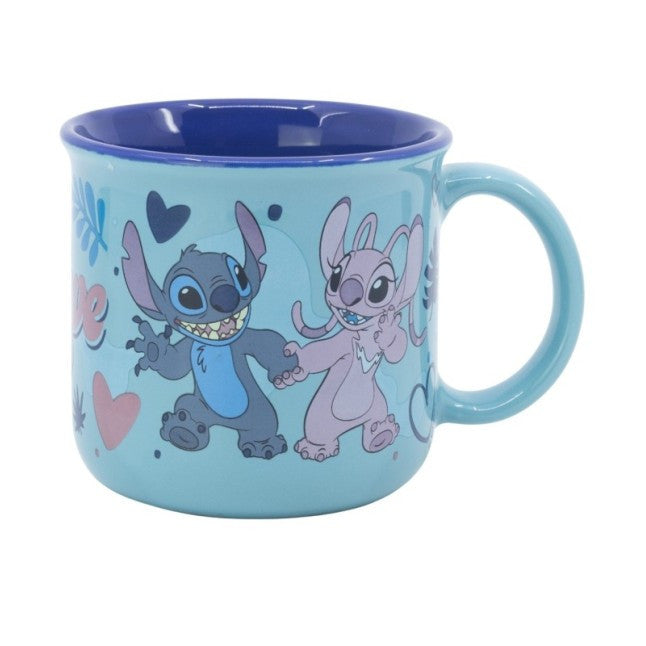 Stitch & Angel ceramic breakfast mug 350ML in gift box-0