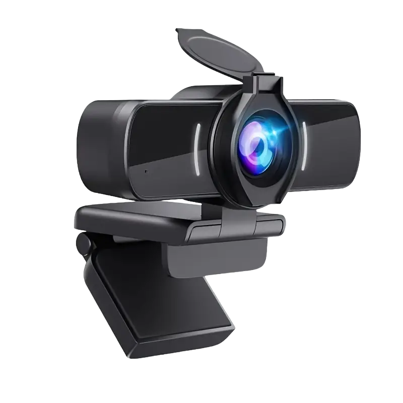 1080P HD Webcam with Microphone - Clear Video & Crystal Clear Audio