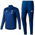 Juventus Blue Training Technical Soccer Tracksuit 2017/18 - Adidas-0