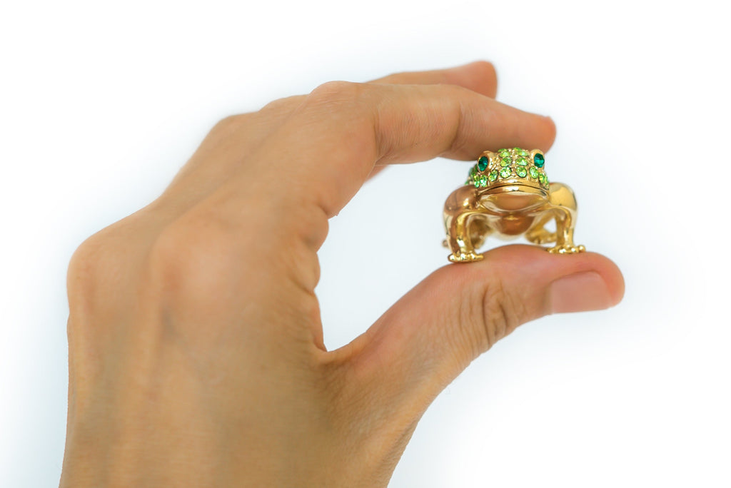 Green and Gold Sitting Toad-2