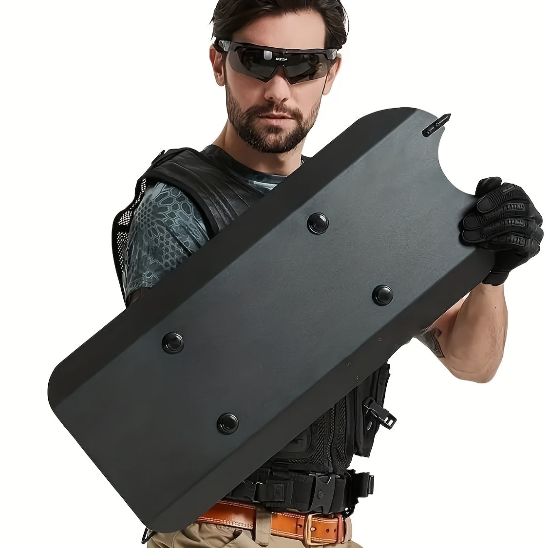 U-Shaped Hunting Guard Plate with Strap Support-1