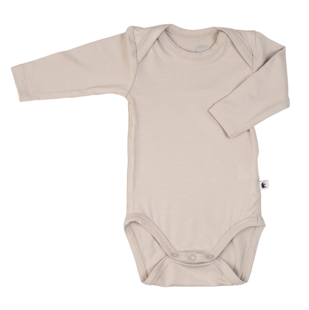 Bamboo Baby Long Sleeve Body - GREY-0