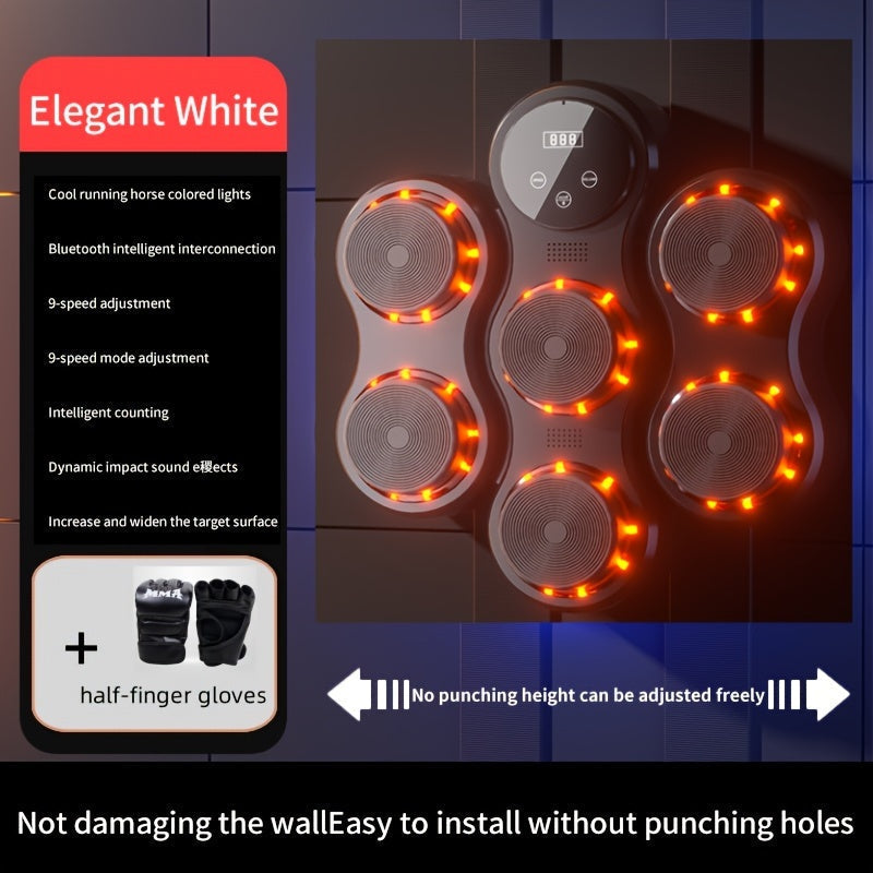 Smart Music Boxing Machine Wall-Mounted Training Pad-1