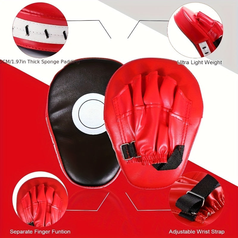 Curved Boxing Pads Set for Martial Arts (4PCS)-4