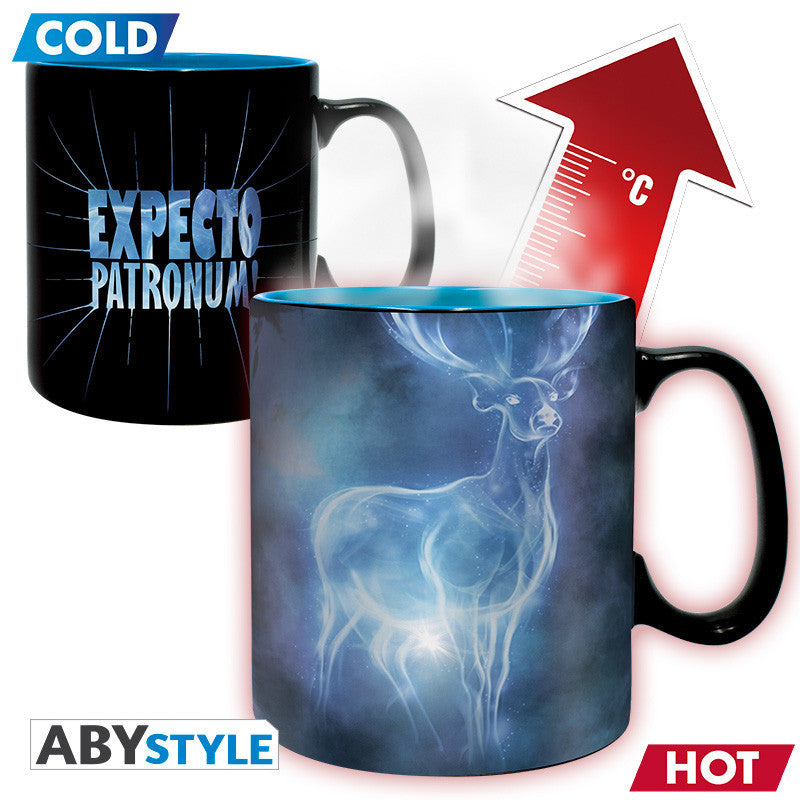 Harry Potter - hőre változó bögre - 460 ml - Patronus
