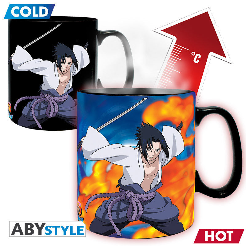 Naruto Shippuden hőre változó bögre 460 ml Duel-0