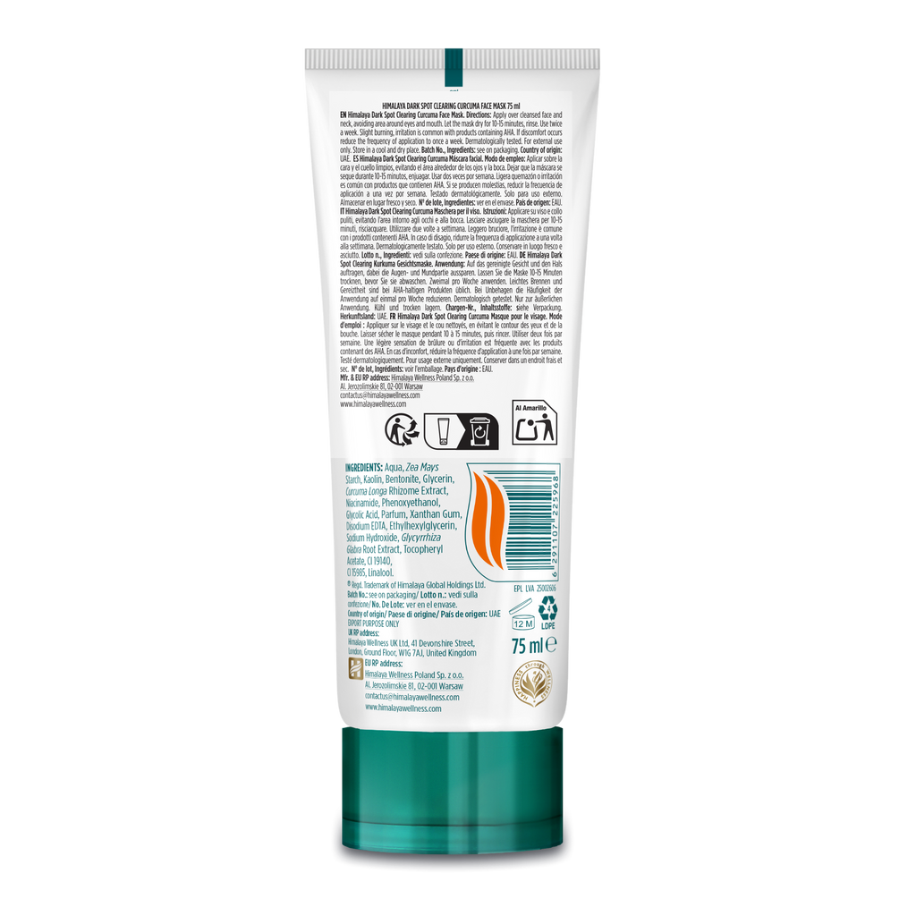 Himalaya Dark Spot Clearing Curcuma Face Mask