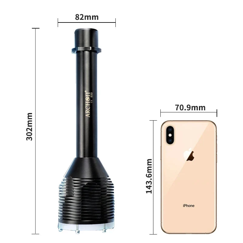ARCHON D33 3000lumens diving light