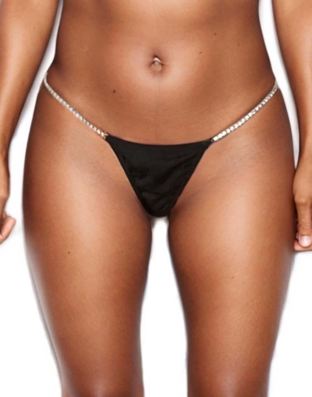 Adjustable Sides Rhinestone Thong, Eclipse-4