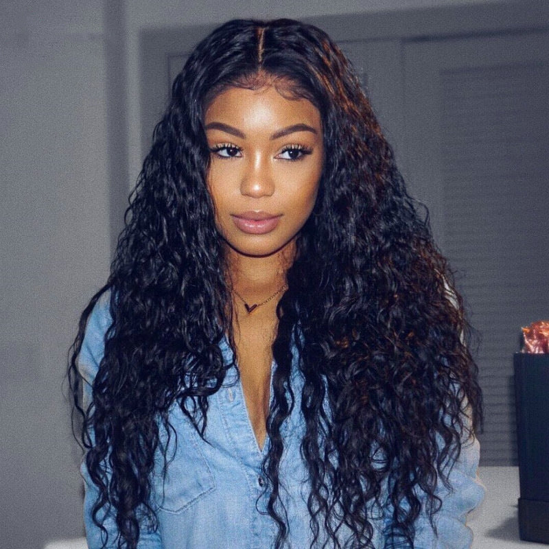 African Small Curly Hair Synthetic Wig-3