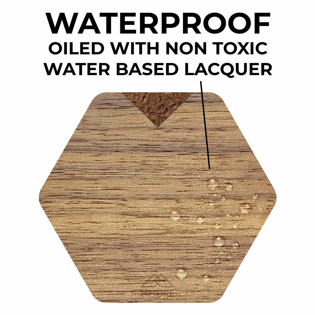 Wooden Coasters - American Walnut / Set of 4 Coasters-1