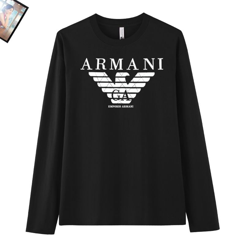 Armani  Halsringning:Rundad Mönster:Tryck Detaljer:Midjeresår