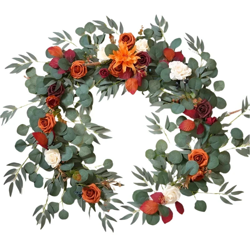 Christmas Eucalyptus Artificial Flower Garland-0