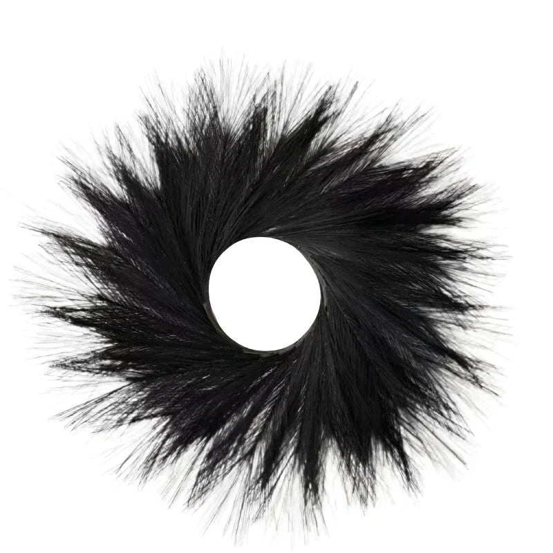Artificial Reed Wreath Pampa Grass Garland-0
