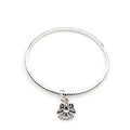 Solitaire Angel Charm Bangle-0
