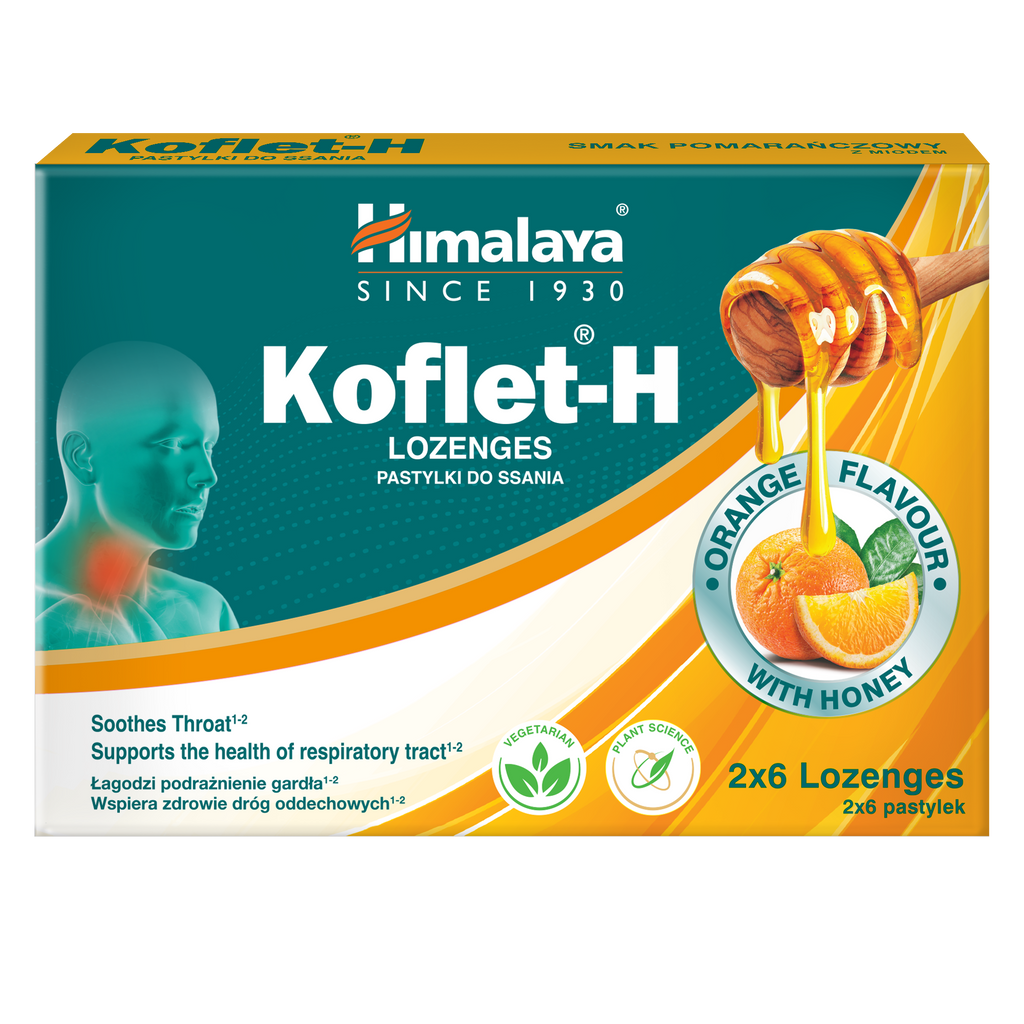 Himalaya Koflet-H Orange - Lozenges 2x6s-0