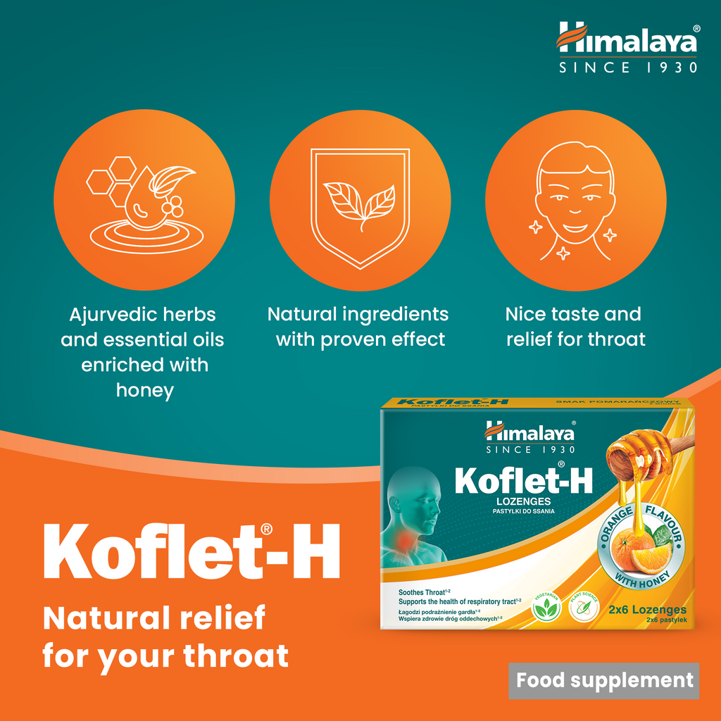 Himalaya Koflet-H Orange - Lozenges 2x6s-2