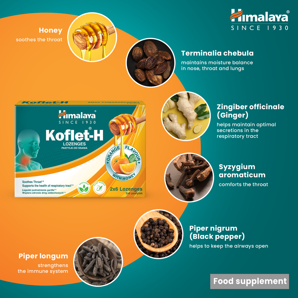 Himalaya Koflet-H Orange - Lozenges 2x6s-4