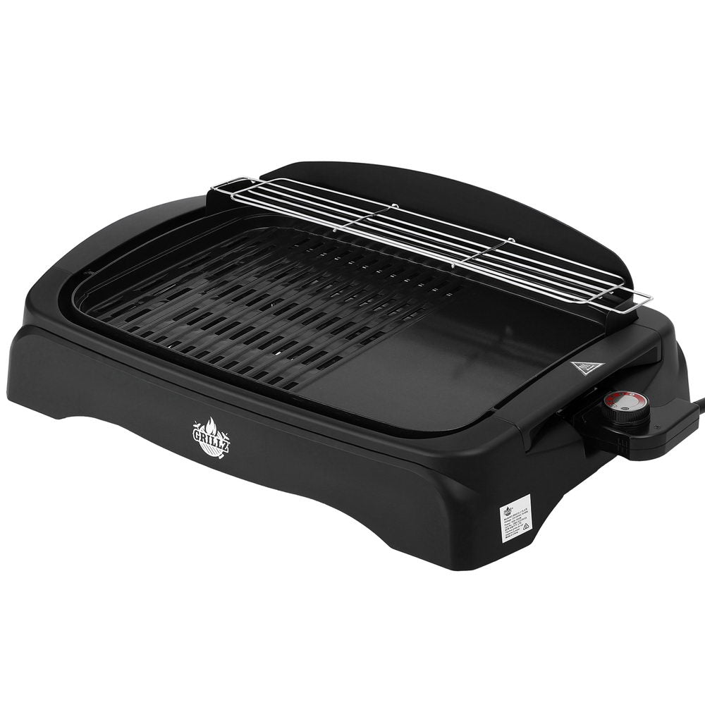Grillz 1950W Electric BBQ Grill Non-stick Plate for Indoor Outdoor-0
