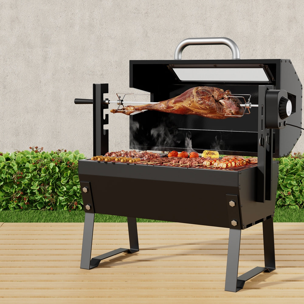 Grillz BBQ Grill Charcoal Electric Smoker Roaster-0