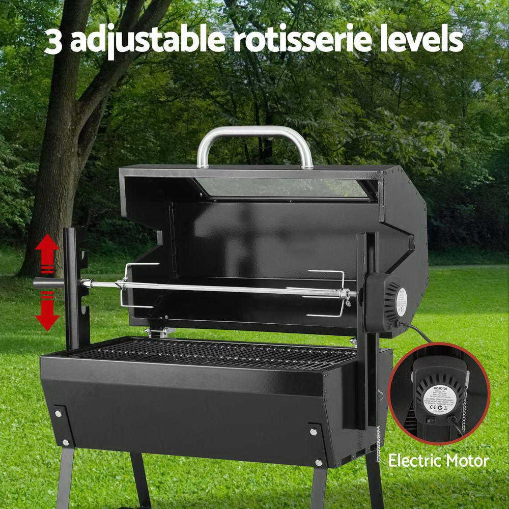 Grillz BBQ Grill Charcoal Electric Smoker Roaster-4
